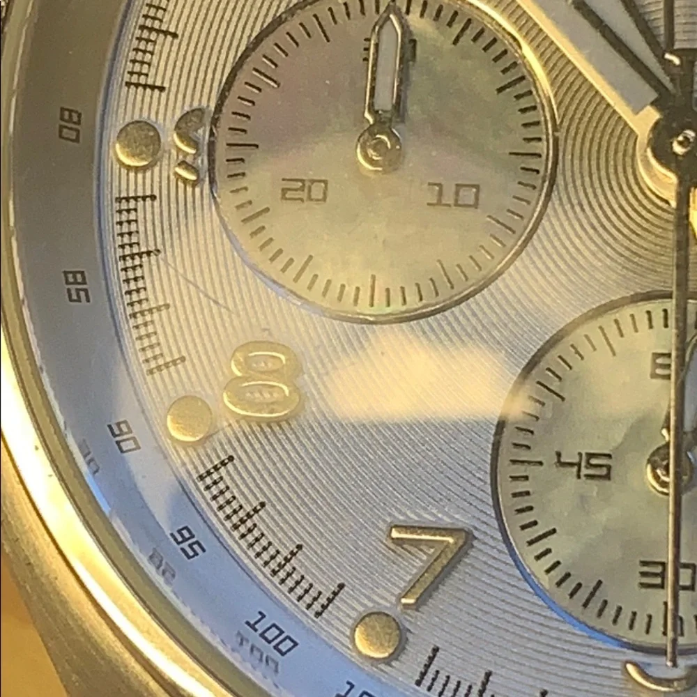 Fossil CH-2794 Chronograph watch w/orig. leather